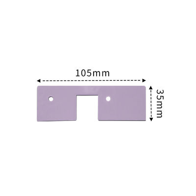 Endüstriyel Elektronik Isıtma Silikon CPU Pad 0.5mm-15mm Kalınlığı
