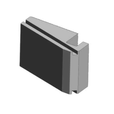 CNC freze çelik Pinza 005 E1 CNC işleme yöntemi ile 88.0x56.0x39.0 mm