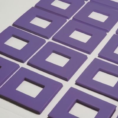 Sıcaklık İletici Gri Yüksek Sıcaklıklı Silikon Kauçuk Yastığı 0.3mm'den 15mm'ye Kadar Örnekler Kullanılabilir