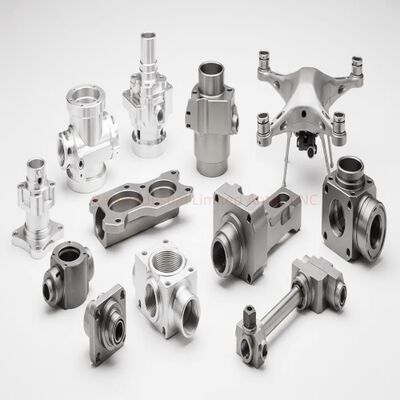 Hızlı CNC İşleme Parçaları 0.03 Yüzey Kabalığı Anodlu Yüzey Özel Boyutlar Bileşenler